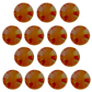 Gold orange AB Hot-fix Rhinestone Minibag | CrystAX*