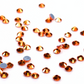 Gold Orange AB Hot-fix Rhinestone Probag | CrystAX*