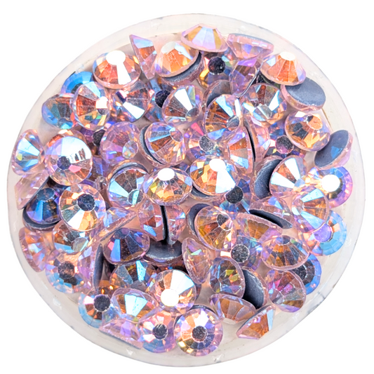 Pink AB Hot-fix Rhinestone Minibag | CrystAX**