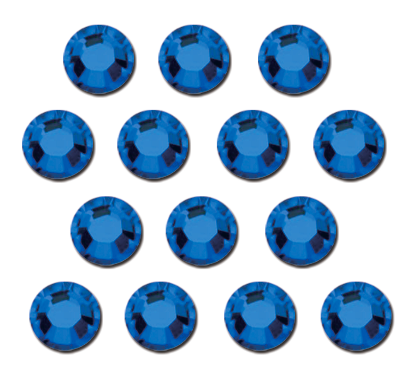 Capri Blue  Hot-fix Rhinestone Minibag | CrystAX