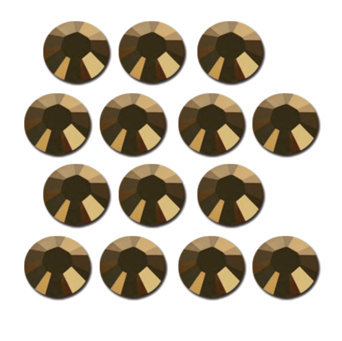 Gold Hematite Hot-fix Rhinestone Minibag | CrystAX