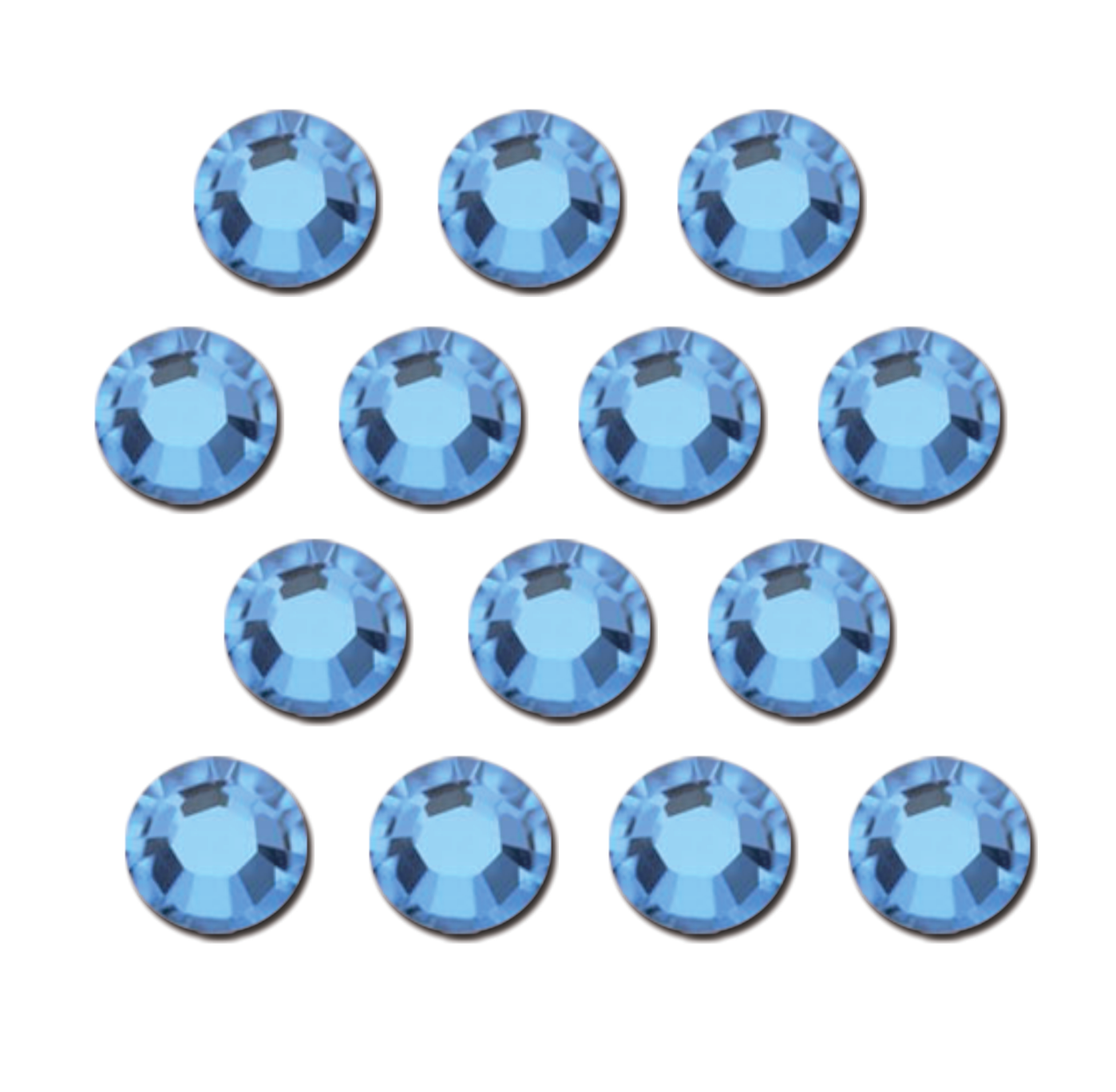 Lt.Sapphire Hot-fix Rhinestone Minibag | CrystAX