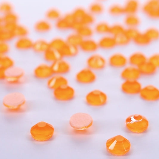Neon Orange Hot-fix Rhinestone | CrystAX **