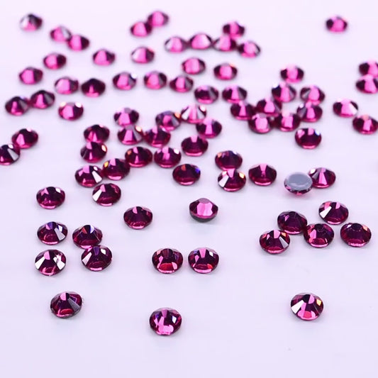 Fuchsia Hot-fix Rhinestone Minibag | CrystAX**