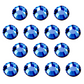 Sapphire Hot-fix Rhinestone Minibag | CrystAX