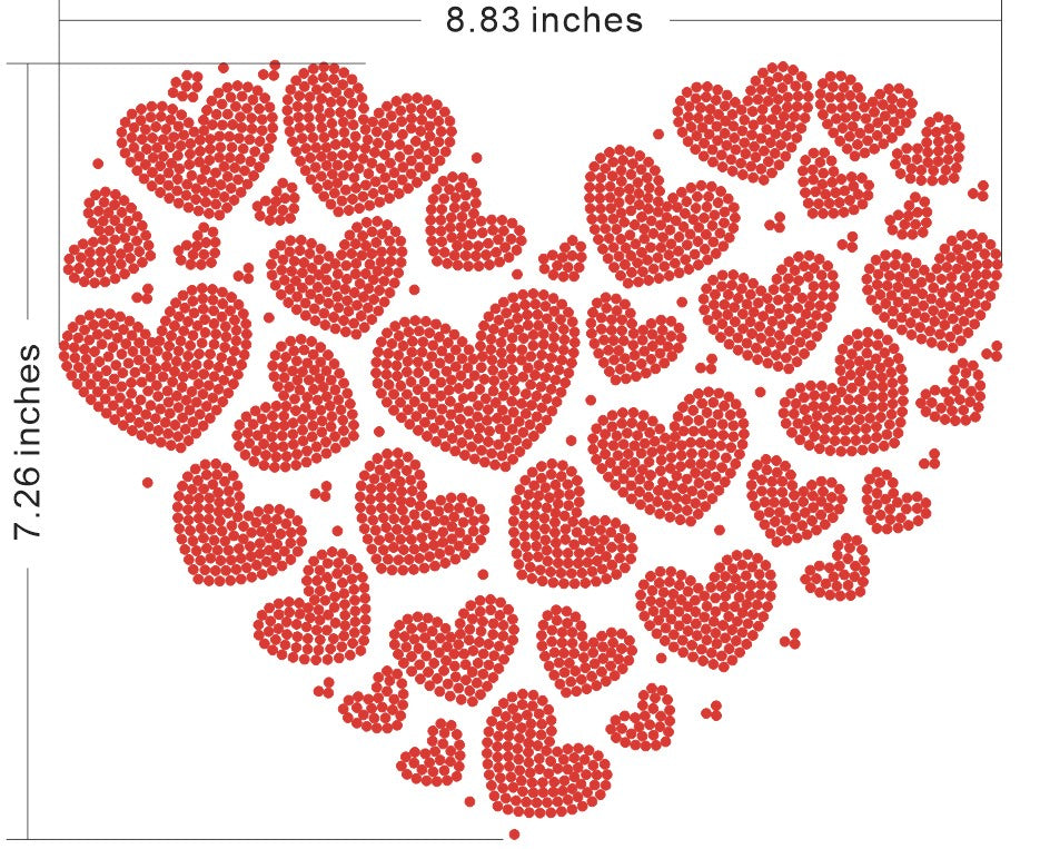 21054 Big Heart With Little Hearts