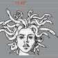 22006 Medusa Snake Hair