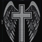 22012 Cross With Wings