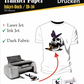 Transfer Paper / Inkjet - Dark / ID-30 / 300 Micron (10 Sheets/Bags)