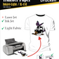 Transfer Paper / Inkjet - Light / IL-15E / 150 Micron (10 Sheets/Bags)