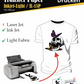 Transfer Paper / Inkjet - Light / IL-15P / 150 Micron (10 Sheets/Bags)