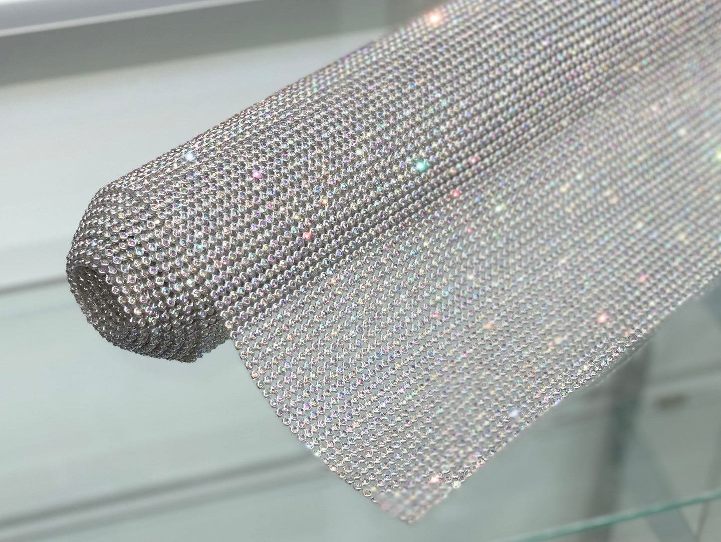 Hotfix Aluminum Mesh | 3mm (SS7.5 Rhinestone) – Sparkly Craft Material