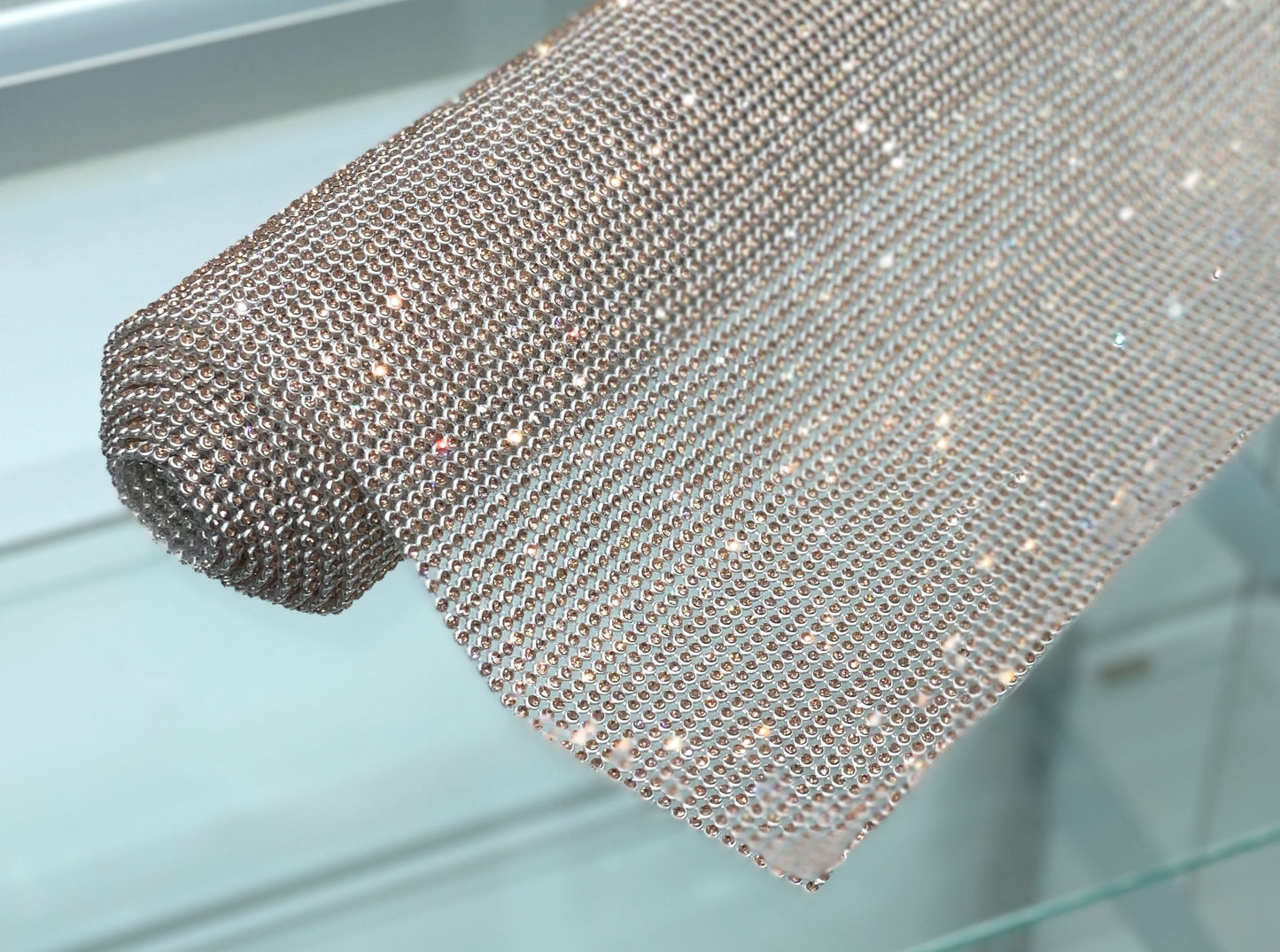 Hotfix Aluminum Mesh | 3mm (SS7.5 Rhinestone) – Sparkly Craft Material