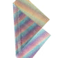 Rainbow pattern Rhinestone Mesh | 9 ½” x 15 ½” Sheet