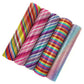 Rainbow pattern Rhinestone Mesh | 9 ½” x 15 ½” Sheet