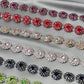Tiny Sunflower rhinestone trim LA-317 by yard
