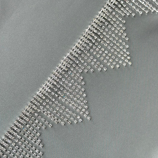 Rhinestone Fringe LA-328 by yard