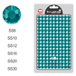 Blue Zircon Hot-fix Rhinestone Probag | CrystAX