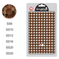 Brown Hot-fix Rhinestone Probag | CrystAX**