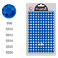 Capri Blue Hot-fix Rhinestone Probag | CrystAX