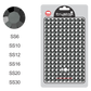 Dark Hematite Hot-fix Rhinestone Probag | CrystAX