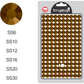 Gold Hematite Hot-fix Rhinestone Probag | CrystAX