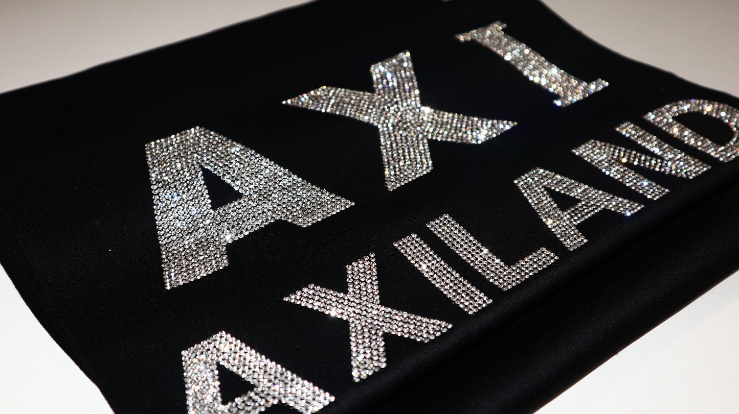 2" Exclusive Rhinestone Mesh Hot-Fix Letters