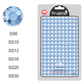 Lt.Sapphire Hot-fix Rhinestone Probag | CrystAX